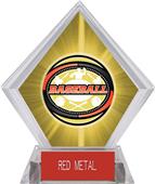 Awards Classic Baseball Yellow Diamond Ice Trophy Awards Classic Baseball Yellow Diamond Ice Trophy