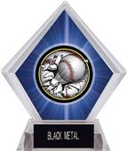 Awards Bust-Out Baseball Blue Diamond Ice Trophy Awards Bust-Out Baseball Blue Diamond Ice Trophy
