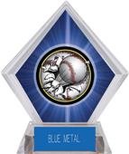 Awards Bust-Out Baseball Blue Diamond Ice Trophy Awards Bust-Out Baseball Blue Diamond Ice Trophy