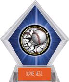 Awards Bust-Out Baseball Blue Diamond Ice Trophy Awards Bust-Out Baseball Blue Diamond Ice Trophy