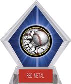 Awards Bust-Out Baseball Blue Diamond Ice Trophy Awards Bust-Out Baseball Blue Diamond Ice Trophy