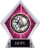 Awards Bust-Out Baseball Pink Diamond Ice Trophy Awards Bust-Out Baseball Pink Diamond Ice Trophy