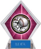 Awards Bust-Out Baseball Pink Diamond Ice Trophy Awards Bust-Out Baseball Pink Diamond Ice Trophy