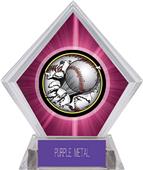 Awards Bust-Out Baseball Pink Diamond Ice Trophy Awards Bust-Out Baseball Pink Diamond Ice Trophy