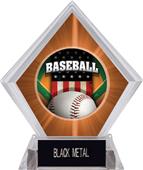 Awards Patriot Baseball Orange Diamond Ice Trophy Awards Patriot Baseball Orange Diamond Ice Trophy