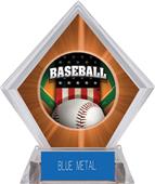 Awards Patriot Baseball Orange Diamond Ice Trophy Awards Patriot Baseball Orange Diamond Ice Trophy