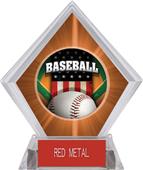 Awards Patriot Baseball Orange Diamond Ice Trophy Awards Patriot Baseball Orange Diamond Ice Trophy