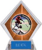Awards P.R.1 Baseball Orange Diamond Ice Trophy Awards P.R.1 Baseball Orange Diamond Ice Trophy