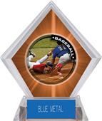 Awards P.R.2 Baseball Orange Diamond Ice Trophy Awards P.R.2 Baseball Orange Diamond Ice Trophy