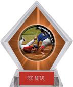 Awards P.R.2 Baseball Orange Diamond Ice Trophy Awards P.R.2 Baseball Orange Diamond Ice Trophy