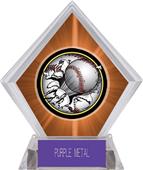 Awards Bust-Out Baseball Orange Diamond Ice Trophy Awards Bust-Out Baseball Orange Diamond Ice Trophy