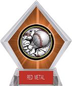 Awards Bust-Out Baseball Orange Diamond Ice Trophy Awards Bust-Out Baseball Orange Diamond Ice Trophy