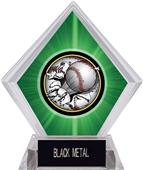 Awards Bust-Out Baseball Green Diamond Ice Trophy Awards Bust-Out Baseball Green Diamond Ice Trophy