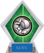 Awards Bust-Out Baseball Green Diamond Ice Trophy Awards Bust-Out Baseball Green Diamond Ice Trophy