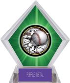 Awards Bust-Out Baseball Green Diamond Ice Trophy Awards Bust-Out Baseball Green Diamond Ice Trophy