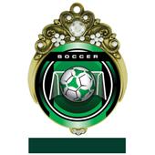 Hasty Awards 3" Tiara Medal Legacy Soccer Mylar Hasty Awards 3" Tiara Medal Legacy Soccer Mylar