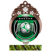 Hasty Awards 3" Tiara Medal Legacy Soccer Mylar Hasty Awards 3" Tiara Medal Legacy Soccer Mylar