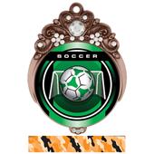 Hasty Awards 3" Tiara Medal Legacy Soccer Mylar Hasty Awards 3" Tiara Medal Legacy Soccer Mylar