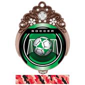 Hasty Awards 3" Tiara Medal Legacy Soccer Mylar Hasty Awards 3" Tiara Medal Legacy Soccer Mylar