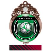 Hasty Awards 3" Tiara Medal Legacy Soccer Mylar Hasty Awards 3" Tiara Medal Legacy Soccer Mylar
