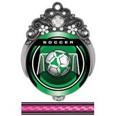 Hasty Awards 3" Tiara Medal Legacy Soccer Mylar Hasty Awards 3" Tiara Medal Legacy Soccer Mylar