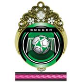 Hasty Awards 3" Tiara Medal Legacy Soccer Mylar Hasty Awards 3" Tiara Medal Legacy Soccer Mylar