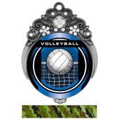 Hasty 3" Tiara Medal 2" Legacy Volleyball Mylar Hasty 3" Tiara Medal 2" Legacy Volleyball Mylar
