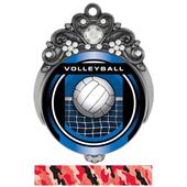 Hasty 3" Tiara Medal 2" Legacy Volleyball Mylar Hasty 3" Tiara Medal 2" Legacy Volleyball Mylar