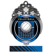 Hasty 3" Tiara Medal 2" Legacy Volleyball Mylar Hasty 3" Tiara Medal 2" Legacy Volleyball Mylar