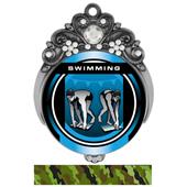 Hasty 3" Tiara Medal 2" Legacy Swimming Mylar Hasty 3" Tiara Medal 2" Legacy Swimming Mylar