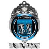 Hasty 3" Tiara Medal 2" Legacy Swimming Mylar Hasty 3" Tiara Medal 2" Legacy Swimming Mylar