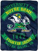 Northwest Notre Dame Rebel Raschel Throw Northwest Notre Dame Rebel Raschel Throw