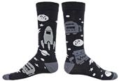 Wright Avenue Spaceship Novelty Cotton Crew Socks Wright Avenue Spaceship Novelty Cotton Crew Socks