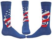 Wright Avenue American Skull Novelty Crew Socks Wright Avenue American Skull Novelty Crew Socks