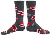 Wright Avenue Clacker Novelty Cotton Crew Socks Wright Avenue Clacker Novelty Cotton Crew Socks