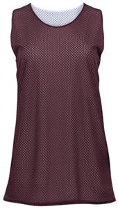 Outside: MAROON, Inside: WHITE