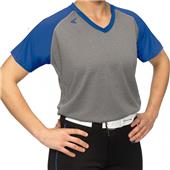 Easton V-Neck Short Sleeve Raglan Softball Jerseys Easton V-Neck Short Sleeve Raglan Softball Jerseys