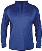 Badger Sport Pro Heather Sport 1/4 Zip Shirt Badger Sport Pro Heather Sport 1/4 Zip Shirt