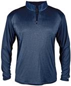 Badger Sport Pro Heather Sport 1/4 Zip Shirt Badger Sport Pro Heather Sport 1/4 Zip Shirt