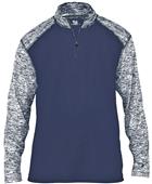 Badger Sport Adult Sport Blend 1/4 Zip Shirt Badger Sport Adult Sport Blend 1/4 Zip Shirt