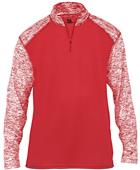 Badger Sport Adult Sport Blend 1/4 Zip Shirt Badger Sport Adult Sport Blend 1/4 Zip Shirt