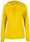 Badger Ladies' B-Core Long Sleeve Hood Tee Badger Ladies' B-Core Long Sleeve Hood Tee