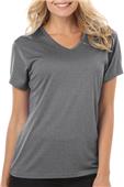 Blue Generation Womens Heathered V-Neck Tee Blue Generation Womens Heathered V-Neck Tee