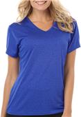 Blue Generation Womens Heathered V-Neck Tee Blue Generation Womens Heathered V-Neck Tee