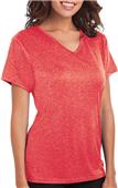 Blue Generation Womens Heathered V-Neck Tee Blue Generation Womens Heathered V-Neck Tee