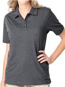 Blue Generation Ladies Heathered Polo Blue Generation Ladies Heathered Polo