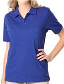 Blue Generation Ladies Heathered Polo Blue Generation Ladies Heathered Polo