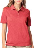 Blue Generation Ladies Heathered Polo Blue Generation Ladies Heathered Polo