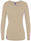 Adar Womens Junior Fit Long Sleeve Fitted Tee Adar Womens Junior Fit Long Sleeve Fitted Tee