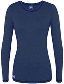 Adar Womens Junior Fit Long Sleeve Fitted Tee Adar Womens Junior Fit Long Sleeve Fitted Tee